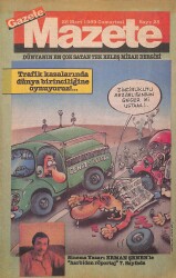 Gazete Mazete Mizah Dergisi / Sayı 25 / 25 Mart 1989 NDR89891 - Gökçekoleksiyon