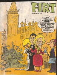 Fırt Mizah Dergisi 21 Temmuz 1981 Sayı : 280 NDR87735 - Gökçekoleksiyon