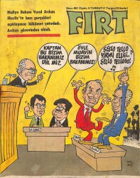 Fırt Mizah Dergisi 30 Ekim 1984 Sayı : 451 NDR87737 - Gökçekoleksiyon