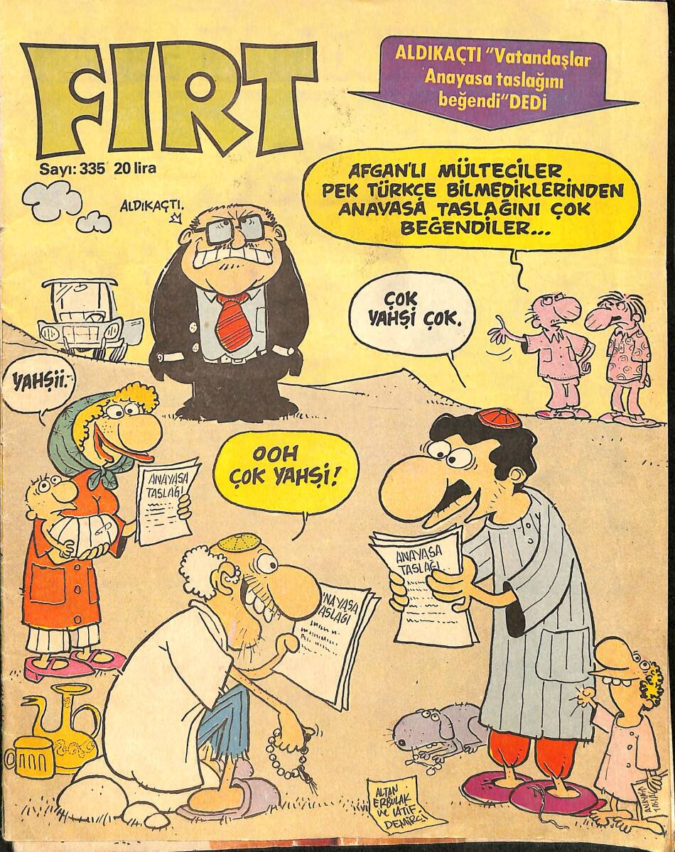 Fırt Mizah Dergisi Sayı : 335 NDR98702 - 1