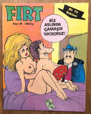 Fırt Mizah Dergisi Sayı 49 150 Kuruş 15 Şubat 1977 - 1