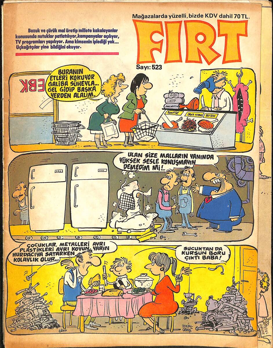 Fırt Mizah Dergisi Sayı : 523 NDR98703 - 1