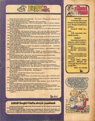Fırt'a Bakış - Gırgır Dergisi 4 Hafta Süreyle Yasaklandı NDR91676 - Gökçekoleksiyon