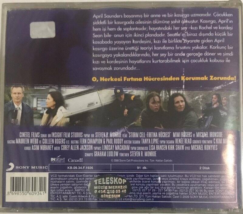 Fırtına Hücresi VCD Film VCD8040 - 2