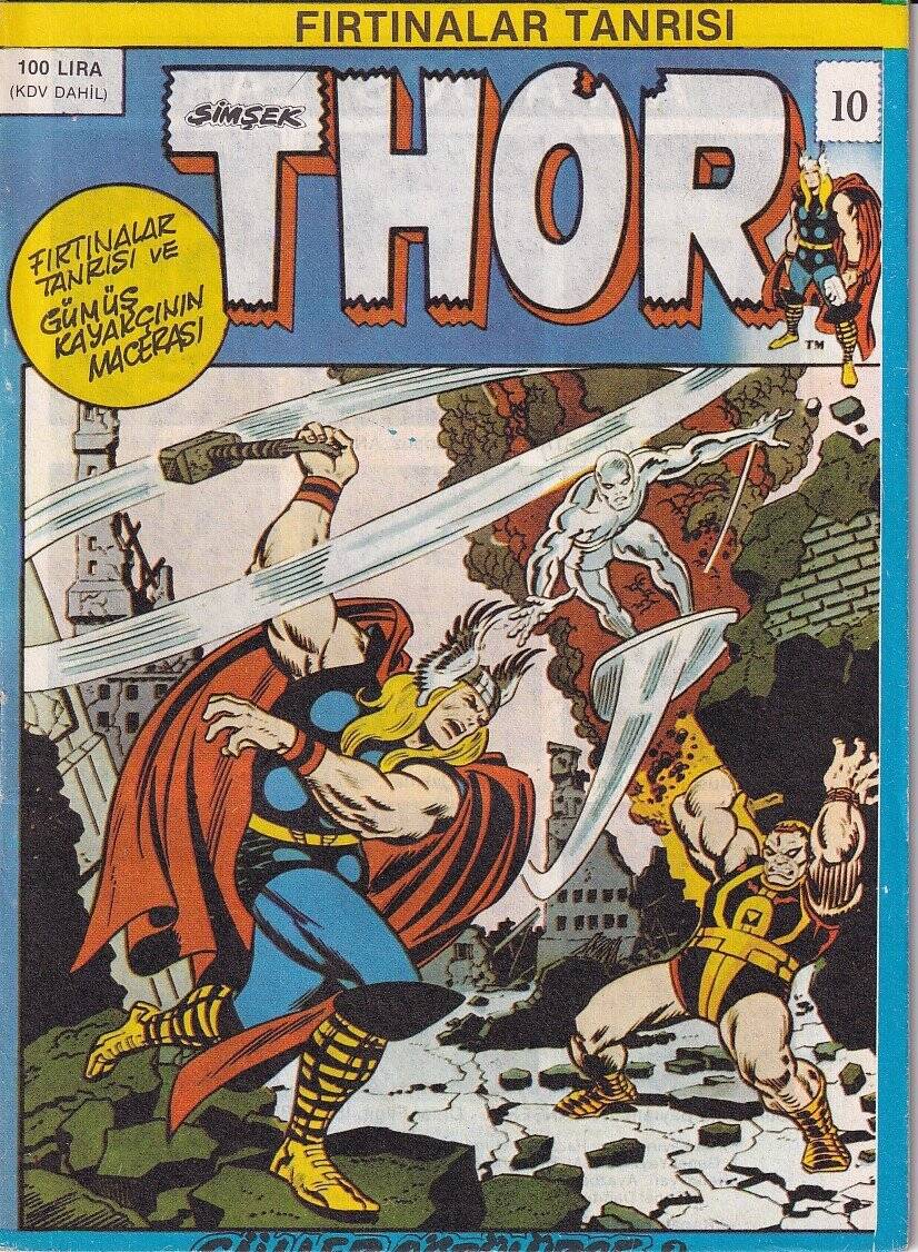 Fırtınalar Tanrısı Şimşek Thor Sayı10 Alfa Yayınları ÇZ19 - 1
