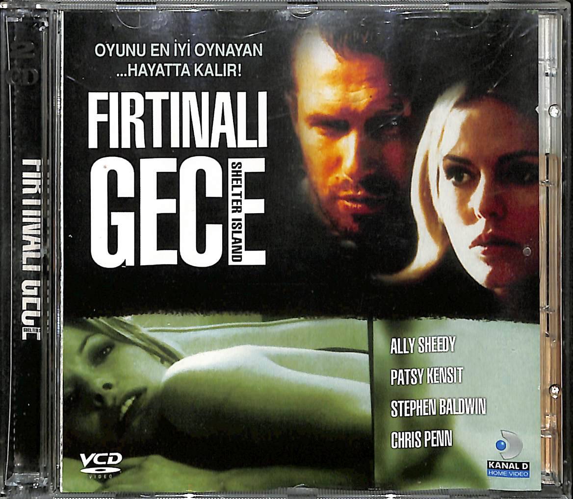 Fırtınalı Gece – Shelter Island (2003) Orjinal VCD Film ' Stephen Baldwin - Ally Sheedy ' VCD28207 - 1