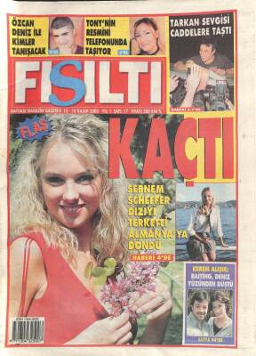 Fısıltı Gazetesi 12-18 Kasım 2003 -Özcan Deniz İle Kimler Tanışacak GZ80237 - 1