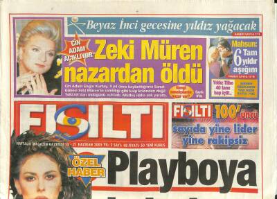 Fısıltı Gazetesi 15-21 Haziran 2005 - Çin Adam Açıklıyor Zeki Müren Nazardan Öldü GZ115260 - 1