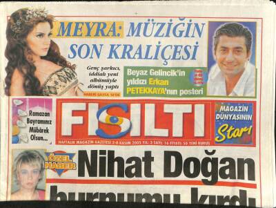 Fısıltı Gazetesi 2-8 Kasım 2005 - Zeki Müren İle Devrim Yaptılar GZ80242 - 1