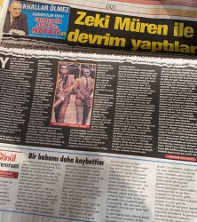 Fısıltı Gazetesi 2-8 Kasım 2005 - Zeki Müren İle Devrim Yaptılar GZ80242 - 2