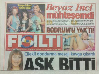 Fısıltı Gazetesi 2228 Haziran 2005 - Beyaz İnci Muhteşemdi GZ51944 - 1