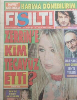 Fısıltı Gazetesi 24-30 Eylül 2003 - Zerrin Özere Kim Tecavüz Eti?, Tarkan Klip Kızı Arıyor GZ35344 - 1
