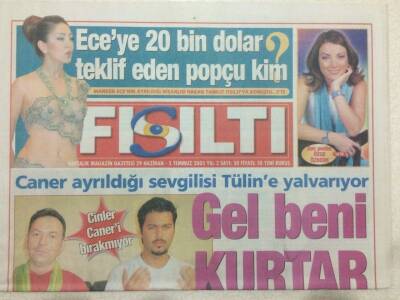 Fısıltı Gazetesi 29 Haziran5 Temmuz 2005 - Caner Tüline Yalvarıyor GZ51940 - 1