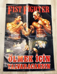 Fist Fighter (1989) Ölmek İçin Yalvaracaksın Orijinal Film Afişi (Video Reklamı) - 48x69 cm AFIS69 - Gökçekoleksiyon