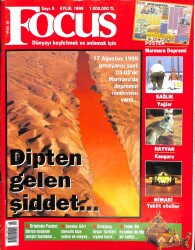 FOCUS Popüler Bilim ve Kültür Dergisi 9 Eylül 1999 17 AĞUSTOS 1999 DEPREMİ KTP2539 - Gökçekoleksiyon