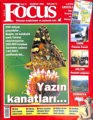 Focus Popüler ,Bilim Ve Kültür Dergisi Sayı6 Haziran 1999 -Yazın Kanatları,Arrivederci Panama KTP2541 - 1