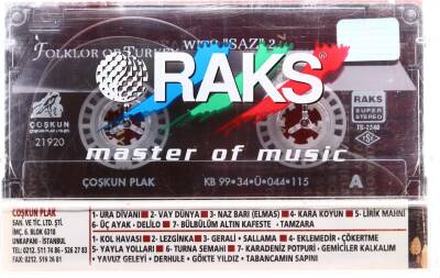 Folklor Of Turkey - Saz 2 Kaset KST4458 - 4