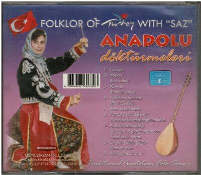 Folklor Of Turkey With Saz *Anadolu Döktürmeleri* CD Müzik CD588 - 2
