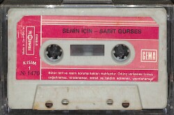 Sabit Gürses - Senin İçin Kaset (İkinci El) 