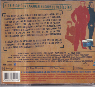 Foolproof Kusursuz Soygun VCD Film VCD11139 - 2