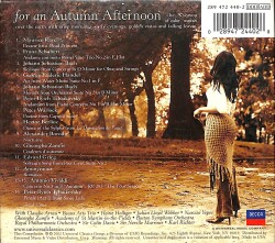 For an Autumn Afternoon CD (İkinci El) CD5311 - 2