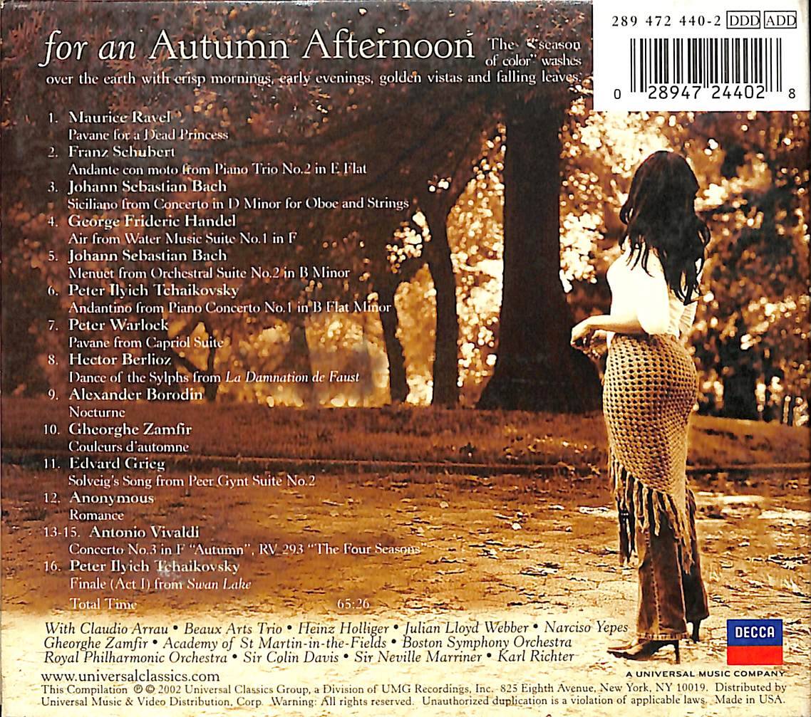 For an Autumn Afternoon CD (İkinci El) CD5311 - 2
