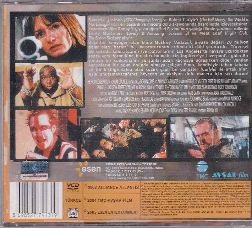 Formül 51 VCD Film VCD8623 - 2
