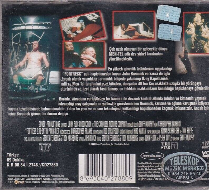 Fortress 2 VCD Film VCD9377 - 2