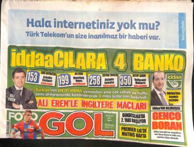 Foto Gol Gazetesi 20 Ocak 2012 - Fenerbahçeden Taraftara Müjde Sow Resmen Bitti GZ116785 - 1