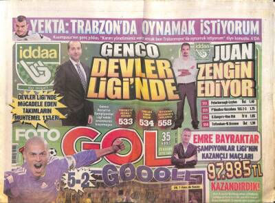Foto Gol Gazetesi 23 Kasım 2010 - Galatasarayda Şok Operasyon GZ104539 - 1