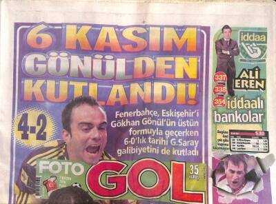 Foto Gol Gazetesi 7 Kasım 2010 - Quaresma Geri Döndü GZ104541 - 1