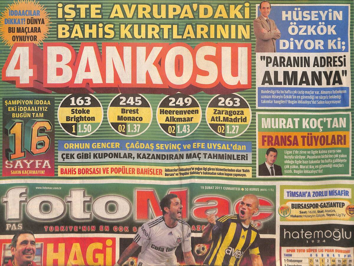 Foto Maç 19 Şubat 2011 - Schuster Rest Çekti, Başkan Demirören Sinirlendi - Tarih Yaz Köşeyi Dön GZ135701 - 1