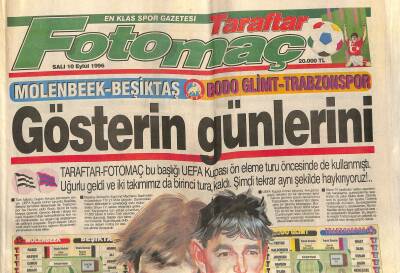 Foto Maç Gazetesi 10 Eylül 1996 - Rasim Kara Büyük Sıkıntı İçinde - Amokachi Tetikte GZ123176 - 1