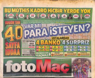 Foto Maç Gazetesi 28 Kasım 2014 - Prandelli Gönderildi , İlk Aday Daum GZ116789 - 1