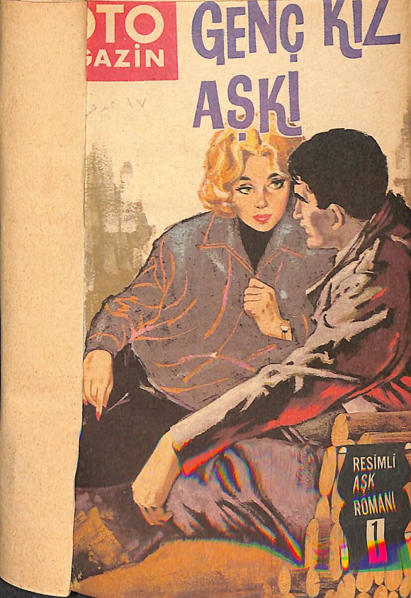 Foto Magazin Resimli Aşk Romanı 1 - Genç Kız Aşkı - Çizgi Roman NDR98921 - 1