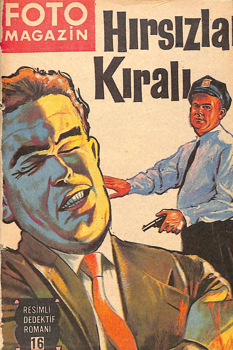 Foto Magazin Resimli Dedektif Romanı 16 - Hırsızlar Kıralı - Çizgi Roman NDR98922 - 1