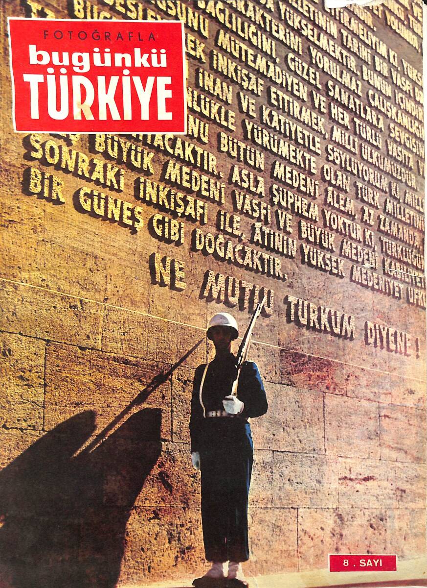 Fotoğraflarla Bugünkü Türkiye 8.Sayı 21 Şubat 1964 - İsmet İnönü'nün Reform Kabinesi Cumhurbaşkanı Cemal Gürsel İle Posteri NDR99559 - 1