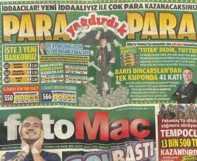 Fotomaç Gazetesi 4 Aralık 2012 - Fenerbahçe Sneijderle Anlaştı GZ107370 - 1
