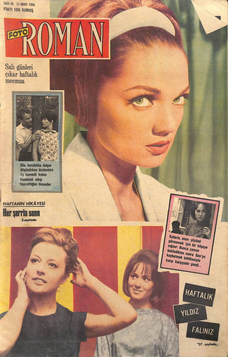 Fotoroman Dergisi 15 Mart 1966 Sayı: 96 NDR93352 - 1