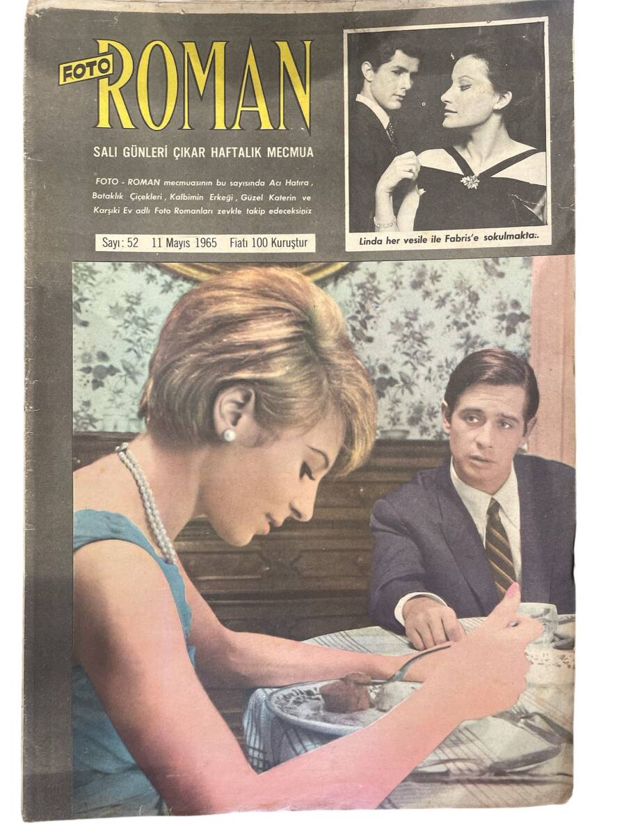 Fotoroman Haftalık Mecmua 11 Mayıs 1965 Sayı: 52 NDR93363 - 1