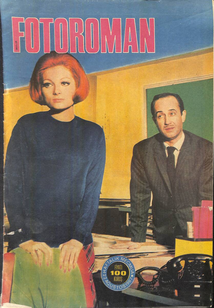 Fotoroman Haftalık Mecmua 22 Ağustos 1967 Sayı: 171 NDR93355 - 1