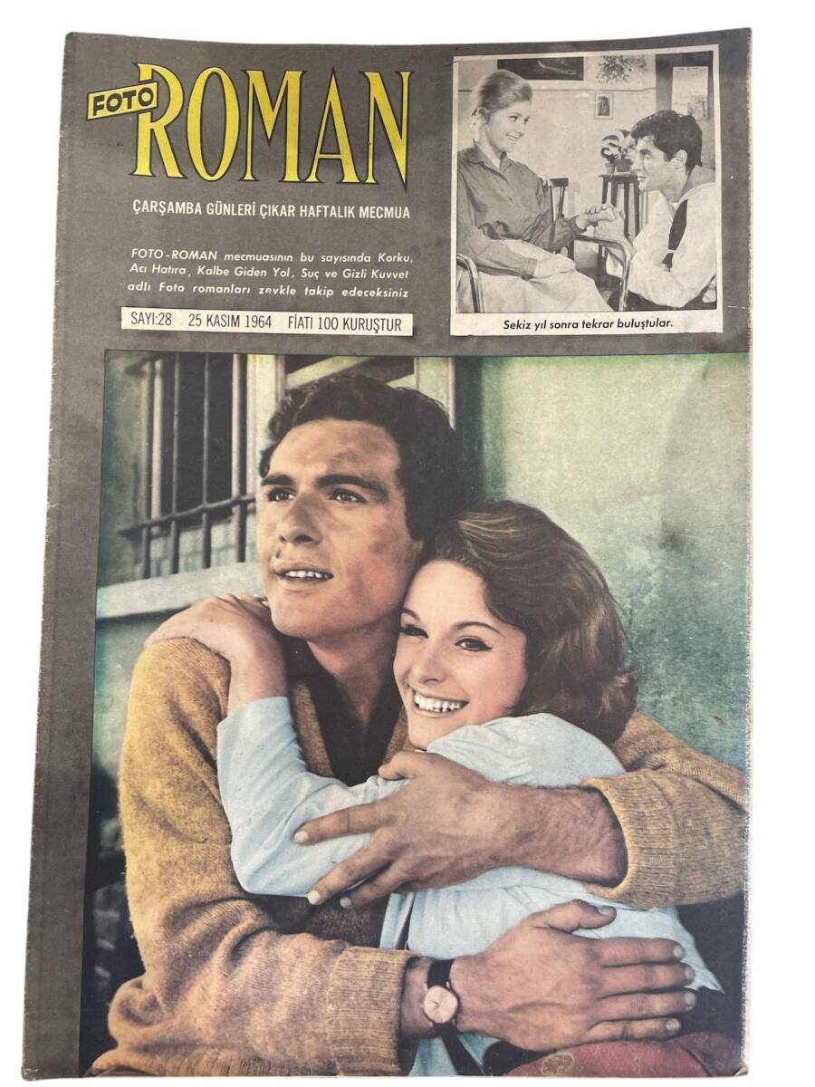 Fotoroman Haftalık Mecmua 25 Kasım 1964 Sayı : 28 NDR93360 - 1