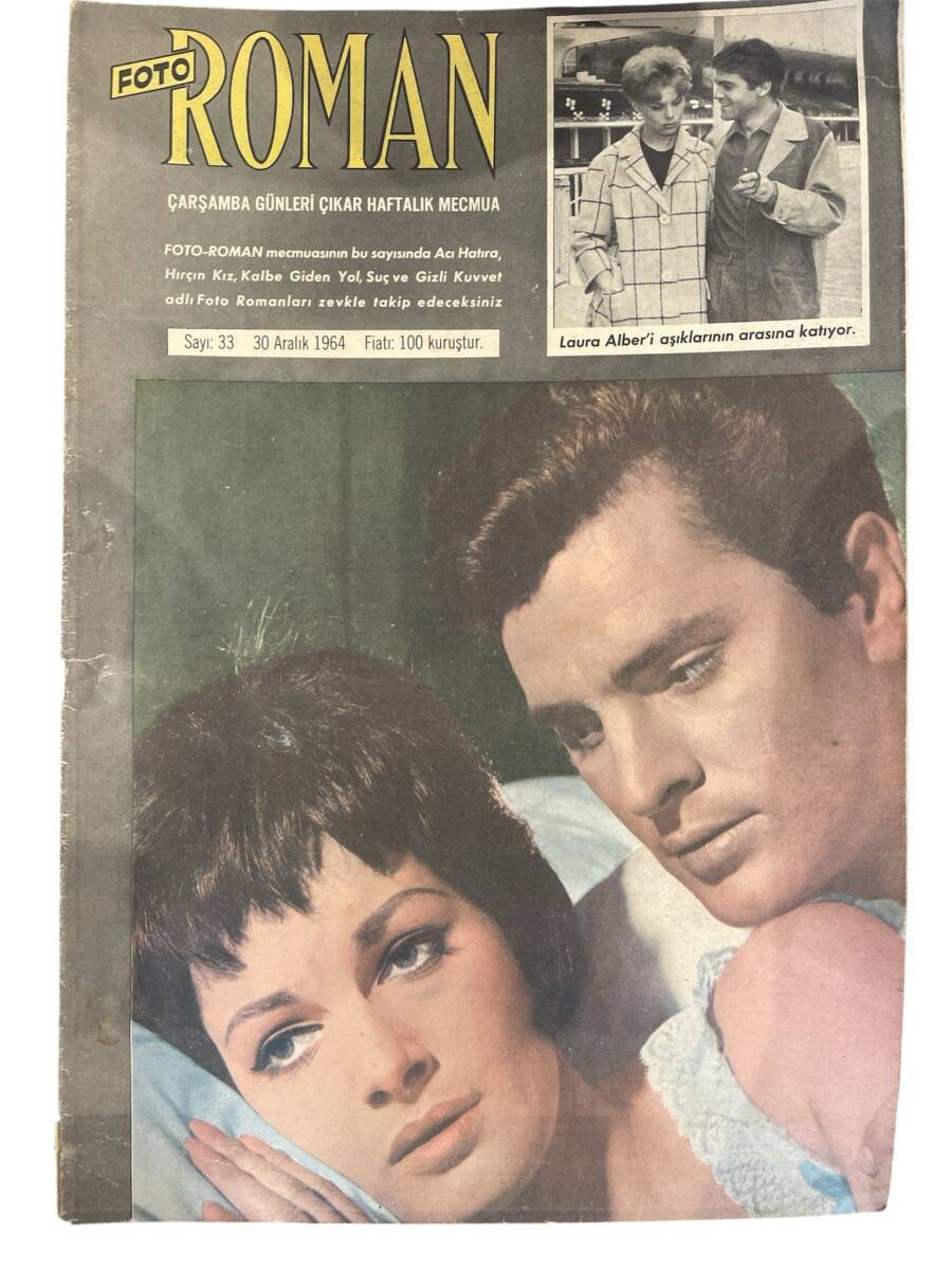 Fotoroman Haftalık Mecmua 30 Aralık 1964 Sayı: 33 NDR93361 - 1