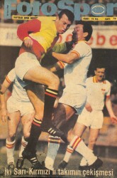 Fotospor Dergisi 10 Mart 1968 Sayı 79 - İki Sarı-Kırmızılı Takımın Çekişmesi, Konyaspor Kadro NDR86059 - Gökçekoleksiyon