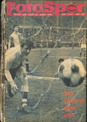 Fotospor Dergisi 8 Nisan 1969 Sayı 135 - Salim F. Bahçenin Golünü Atıyor NDR86079 - Gökçekoleksiyon