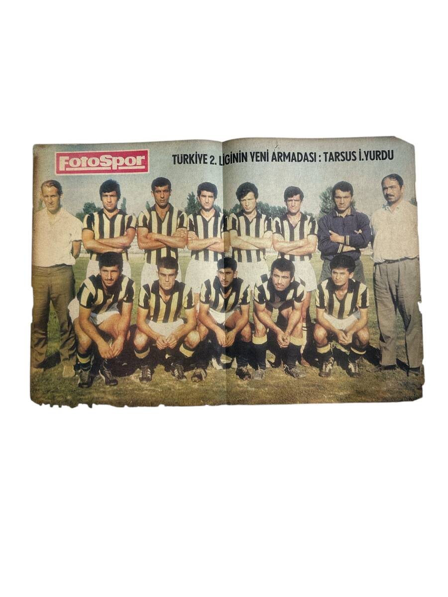 Fotospor Dergisi Tarsus İ.Yurdu Oyuncu Kadrosu Poster KRT23267 - 1