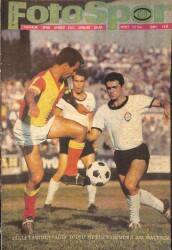 Fotospor Haftalık Spor Dergisi 10 Aralık 1968 Sayı 118 - Mustafa Yürür, Sanlı Sarıalioğlu, Nuri Toygün NDR85982 - Gökçekoleksiyon
