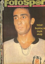Fotospor Haftalık Spor Dergisi 11 Eylül 1967 Sayı 53 - Yusuf Beşiktaşın Büyük Eksiği, Fenerbahçe, Levend, Ercan, Can, Selim, Yılmaz NDR86097 - Gökçekoleksiyon
