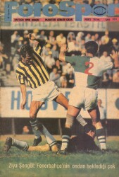 Fotospor Haftalık Spor Dergisi 12 Ağustos 1968 Sayı 101 Ziya Şengül Fenerbahçenin Ondan Beklediği Çok NDR85965 - Gökçekoleksiyon