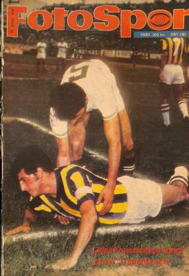 Fotospor Haftalık Spor Dergisi 24 Şubat 1970 Sayı 181 - Orhan Şeref, Gineli Süleyman, Bursaspor Kadro NDR85899 - 1